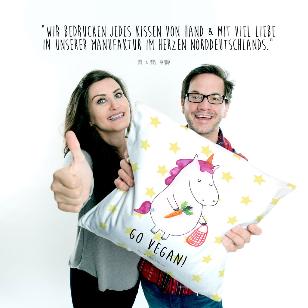 40x40 Kissen Einhorn Vegan Kissenhülle, Kopfkissen, Sofakissen, Dekokissen, Motivkissen, Einhorn, Einhörner, Einhorn Deko, Pegasus, Unicorn, vegan, Gesund leben, Vegetariar, Rohkost, Gesund essen, Veganismus, Veganer