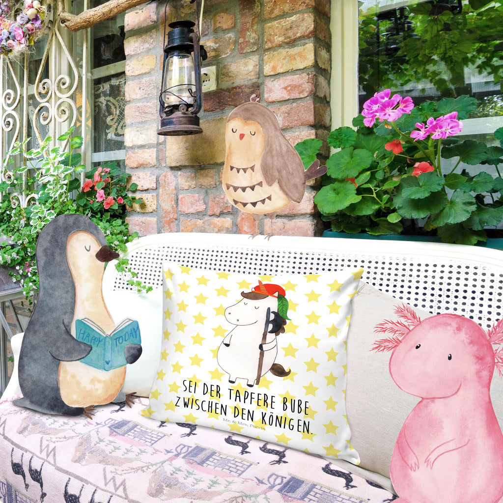 40x40 Kissen Einhorn Bube Kissenhülle, Kopfkissen, Sofakissen, Dekokissen, Motivkissen, Einhorn, Einhörner, Einhorn Deko, Pegasus, Unicorn, Bube, Mittelalter