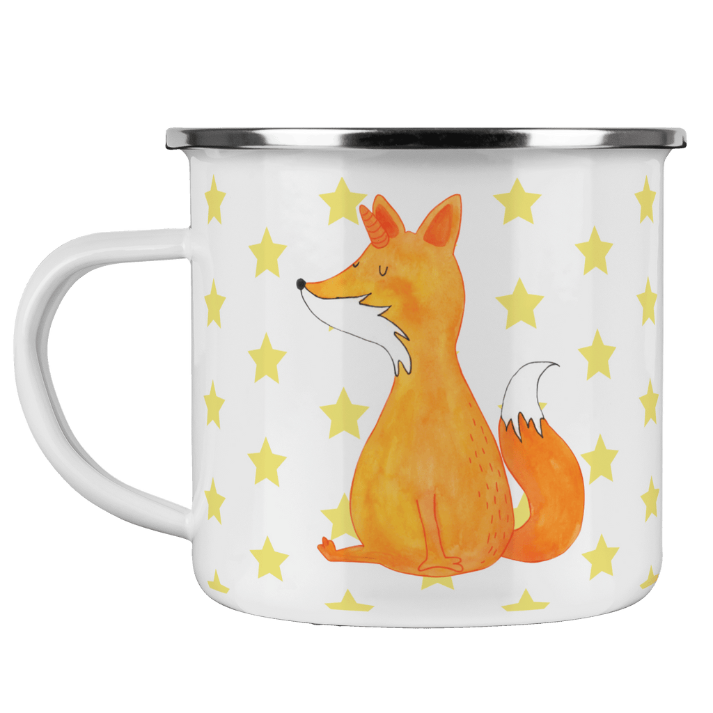 Camping Emaille Tasse Fuchshörnchen Wunsch Campingtasse, Trinkbecher, Metalltasse, Outdoor Tasse, Emaille Trinkbecher, Blechtasse Outdoor, Emaille Campingbecher, Edelstahl Trinkbecher, Metalltasse für Camping, Kaffee Blechtasse, Camping Tasse Metall, Einhorn, Einhörner, Einhorn Deko, Pegasus, Unicorn, Fuchs, Unicorns, Fuchshörnchen, Fuchshorn, Foxycorn, Füchse