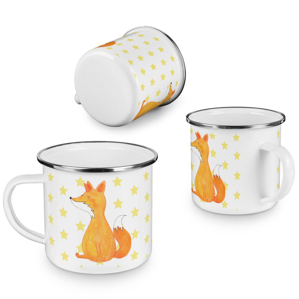 Camping Emaille Tasse Fuchshörnchen Wunsch Campingtasse, Trinkbecher, Metalltasse, Outdoor Tasse, Emaille Trinkbecher, Blechtasse Outdoor, Emaille Campingbecher, Edelstahl Trinkbecher, Metalltasse für Camping, Kaffee Blechtasse, Camping Tasse Metall, Einhorn, Einhörner, Einhorn Deko, Pegasus, Unicorn, Fuchs, Unicorns, Fuchshörnchen, Fuchshorn, Foxycorn, Füchse