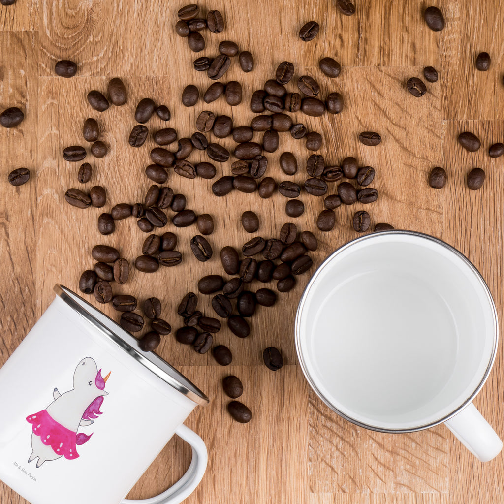 Camping Emaille Tasse Einhorn Ballerina Campingtasse, Trinkbecher, Metalltasse, Outdoor Tasse, Emaille Trinkbecher, Blechtasse Outdoor, Emaille Campingbecher, Edelstahl Trinkbecher, Metalltasse für Camping, Kaffee Blechtasse, Camping Tasse Metall, Einhorn, Einhörner, Einhorn Deko, Pegasus, Unicorn, Tanzen, Ballerina, Party, Wohnung, Spaß, Feiern, Geburtstag, Tänzerin, Lebenslust, Lebensfreude