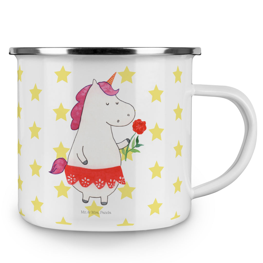 Camping Emaille Tasse Einhorn Dame Campingtasse, Trinkbecher, Metalltasse, Outdoor Tasse, Emaille Trinkbecher, Blechtasse Outdoor, Emaille Campingbecher, Edelstahl Trinkbecher, Metalltasse für Camping, Kaffee Blechtasse, Camping Tasse Metall, Einhorn, Einhörner, Einhorn Deko, Pegasus, Unicorn, Dame, Lady, feine Dame, Freundin, Frau, Bachelor, Bachelorette, Abfuhr, Schluss machen, Trennung