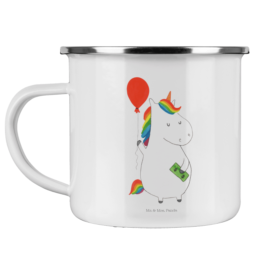Camping Emaille Tasse Einhorn Luftballon Campingtasse, Trinkbecher, Metalltasse, Outdoor Tasse, Emaille Trinkbecher, Blechtasse Outdoor, Emaille Campingbecher, Edelstahl Trinkbecher, Metalltasse für Camping, Kaffee Blechtasse, Camping Tasse Metall, Einhorn, Einhörner, Einhorn Deko, Pegasus, Unicorn, Luftballon, Geld, Lebenslust, Freude, Geschenk, Freundin