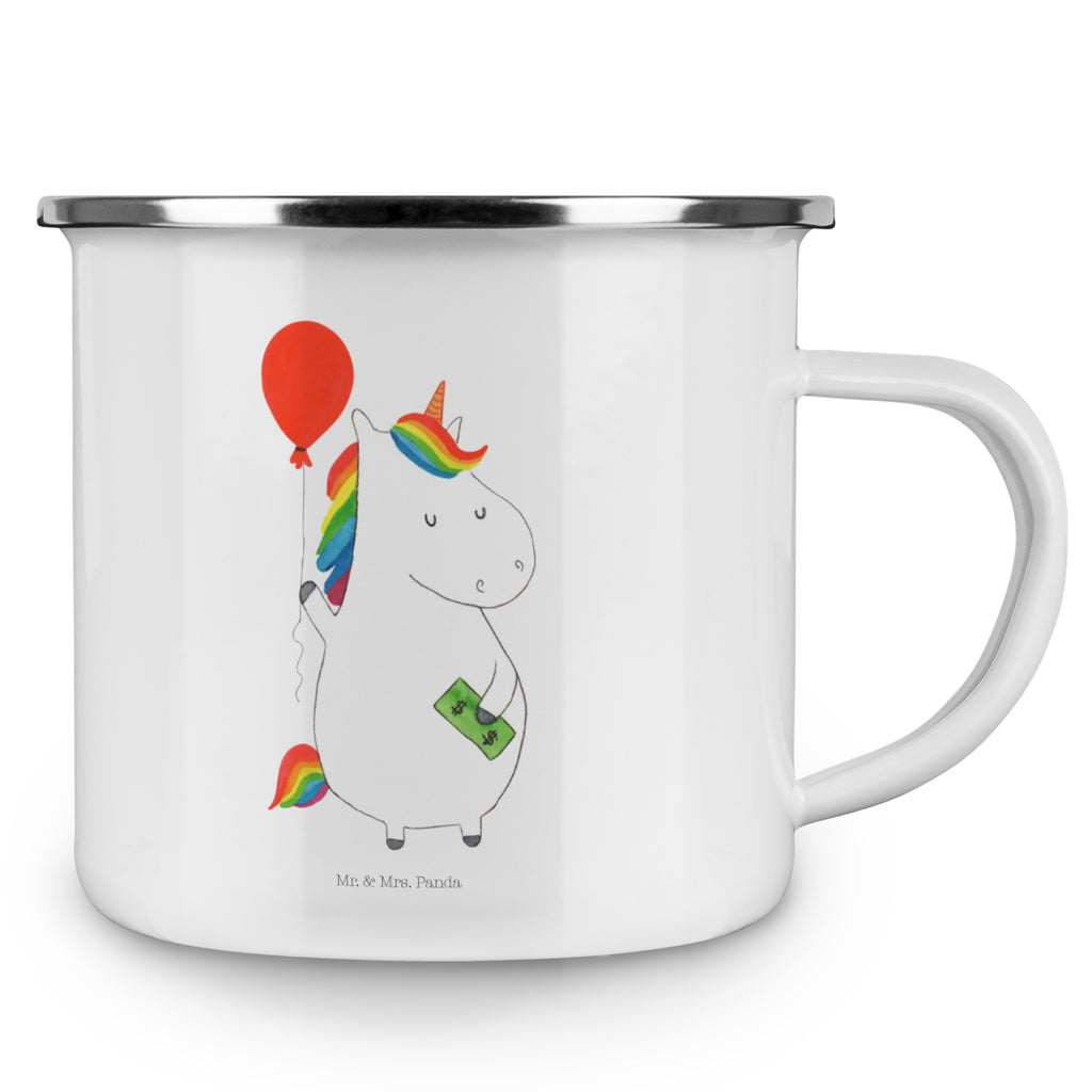 Camping Emaille Tasse Einhorn Luftballon Campingtasse, Trinkbecher, Metalltasse, Outdoor Tasse, Emaille Trinkbecher, Blechtasse Outdoor, Emaille Campingbecher, Edelstahl Trinkbecher, Metalltasse für Camping, Kaffee Blechtasse, Camping Tasse Metall, Einhorn, Einhörner, Einhorn Deko, Pegasus, Unicorn, Luftballon, Geld, Lebenslust, Freude, Geschenk, Freundin