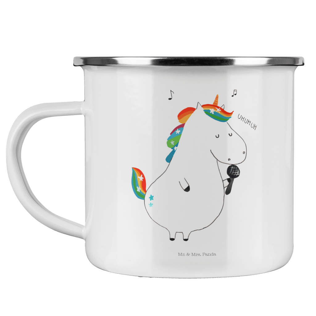 Camping Emaille Tasse Einhorn Sänger Campingtasse, Trinkbecher, Metalltasse, Outdoor Tasse, Emaille Trinkbecher, Blechtasse Outdoor, Emaille Campingbecher, Edelstahl Trinkbecher, Metalltasse für Camping, Kaffee Blechtasse, Camping Tasse Metall, Einhorn, Einhörner, Einhorn Deko, Pegasus, Unicorn, Glitzer, Konfetti, Party, Geburtstag, Feier, Fest, Disco, Sängerin, Sänger, Freundin