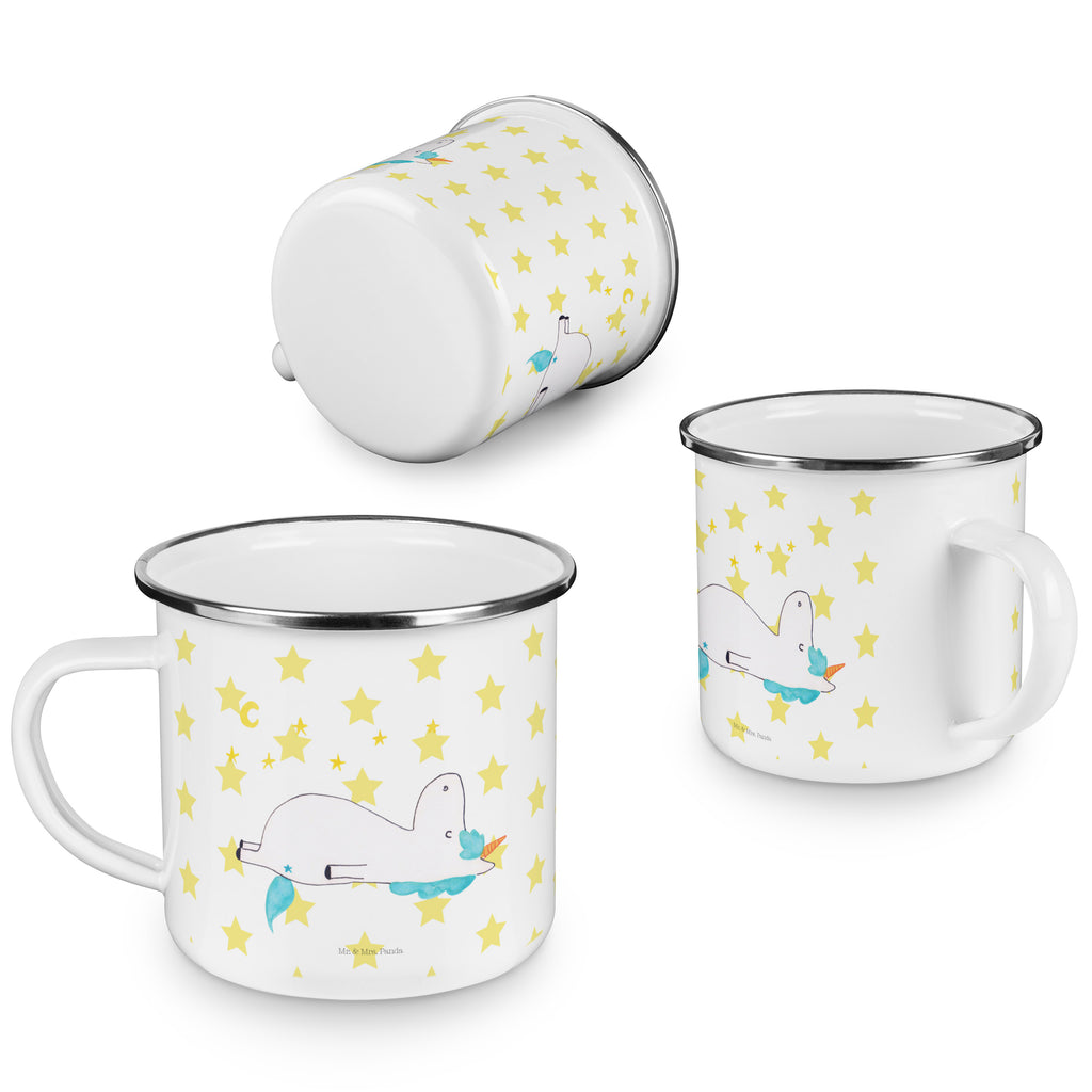Camping Emaille Tasse Einhorn Sternenhimmel Campingtasse, Trinkbecher, Metalltasse, Outdoor Tasse, Emaille Trinkbecher, Blechtasse Outdoor, Emaille Campingbecher, Edelstahl Trinkbecher, Metalltasse für Camping, Kaffee Blechtasse, Camping Tasse Metall, Einhorn, Einhörner, Einhorn Deko, Pegasus, Unicorn, Sterne, Dachschaden, Verrückt, Sternenhimmel