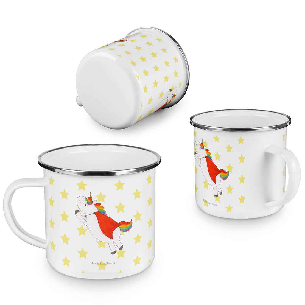 Camping Emaille Tasse Einhorn Super Campingtasse, Trinkbecher, Metalltasse, Outdoor Tasse, Emaille Trinkbecher, Blechtasse Outdoor, Emaille Campingbecher, Edelstahl Trinkbecher, Metalltasse für Camping, Kaffee Blechtasse, Camping Tasse Metall, Einhorn, Einhörner, Einhorn Deko, Pegasus, Unicorn, Traummann, Superheld, Held, Freundin, Geschenk, Girl, Mädchen