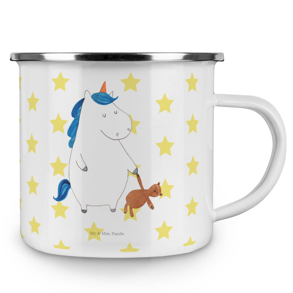 Camping Emaille Tasse Einhorn Teddy Campingtasse, Trinkbecher, Metalltasse, Outdoor Tasse, Emaille Trinkbecher, Blechtasse Outdoor, Emaille Campingbecher, Edelstahl Trinkbecher, Metalltasse für Camping, Kaffee Blechtasse, Camping Tasse Metall, Einhorn, Einhörner, Einhorn Deko, Pegasus, Unicorn, schlafen, gute Nacht, Single, Bett, Träumen, Freundin, Singleleben