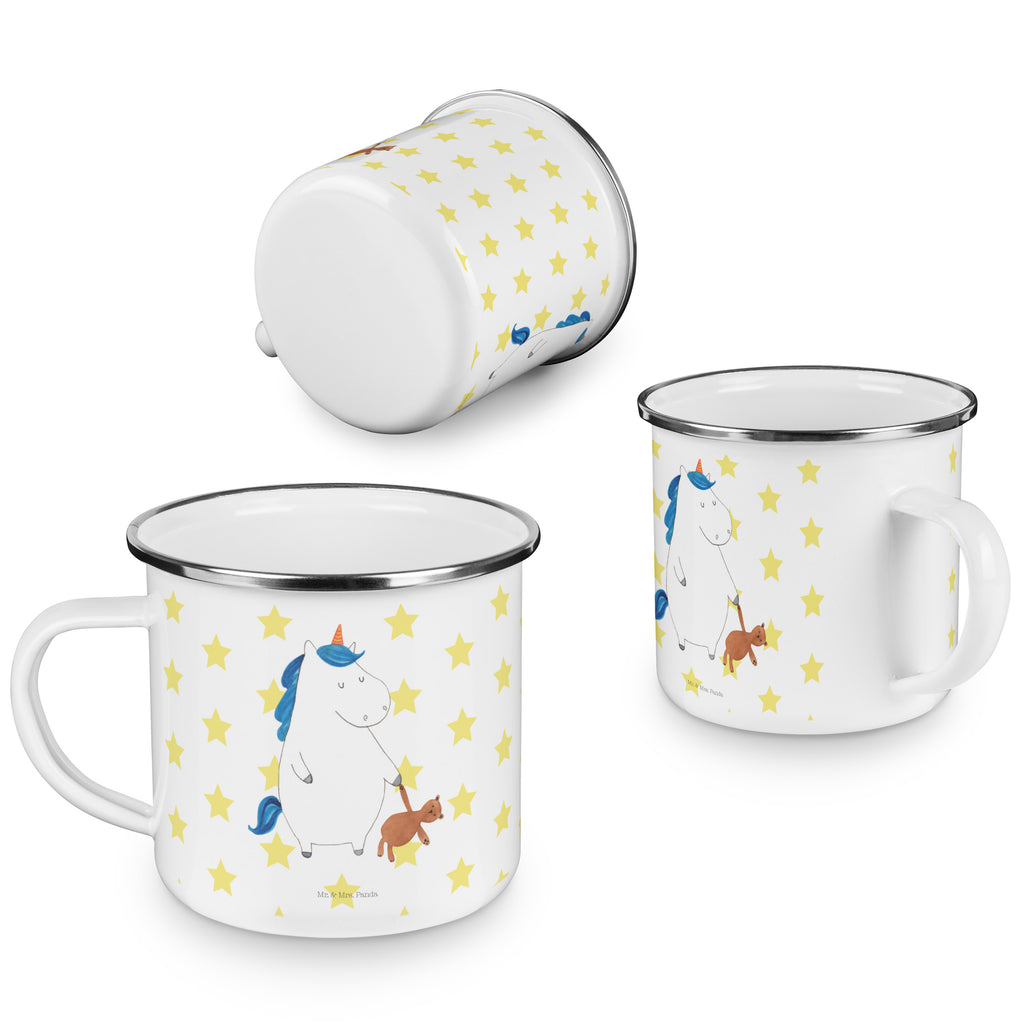 Camping Emaille Tasse Einhorn Teddy Campingtasse, Trinkbecher, Metalltasse, Outdoor Tasse, Emaille Trinkbecher, Blechtasse Outdoor, Emaille Campingbecher, Edelstahl Trinkbecher, Metalltasse für Camping, Kaffee Blechtasse, Camping Tasse Metall, Einhorn, Einhörner, Einhorn Deko, Pegasus, Unicorn, schlafen, gute Nacht, Single, Bett, Träumen, Freundin, Singleleben
