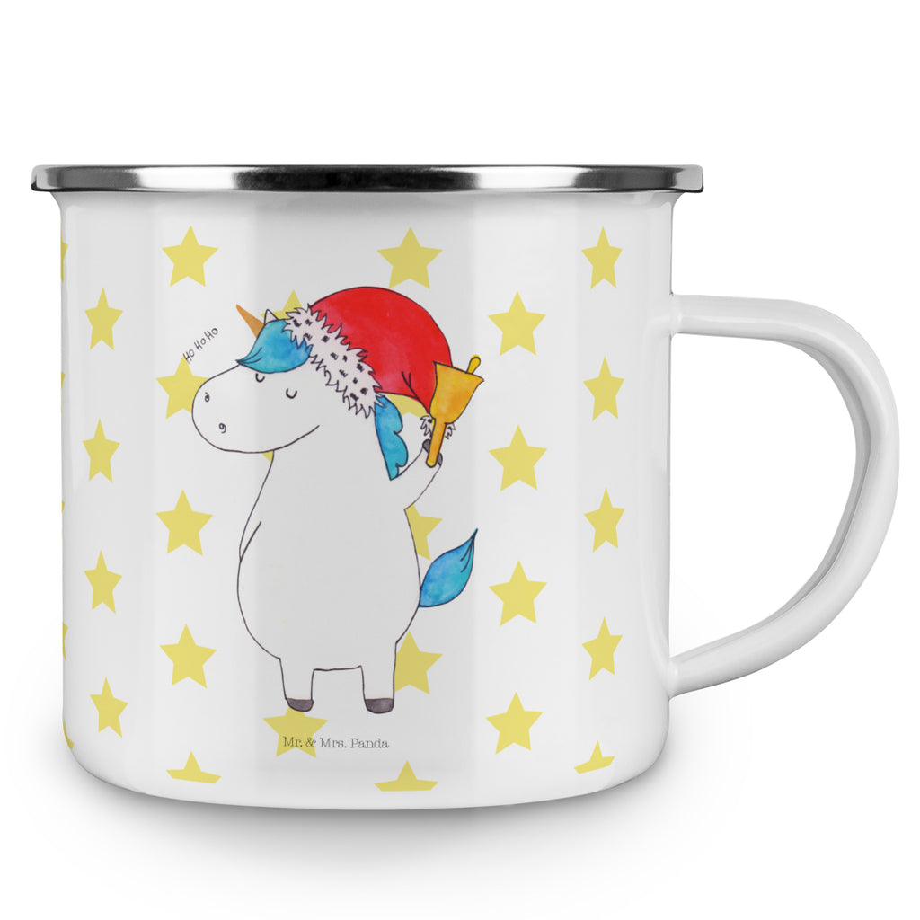 Camping Emaille Tasse Einhorn Weihnachtsmann Campingtasse, Trinkbecher, Metalltasse, Outdoor Tasse, Emaille Trinkbecher, Blechtasse Outdoor, Emaille Campingbecher, Edelstahl Trinkbecher, Metalltasse für Camping, Kaffee Blechtasse, Camping Tasse Metall, Einhorn, Einhörner, Einhorn Deko, Pegasus, Unicorn, Gin, Schokolade, Schoki, Weihnachten, Weihnachtsmann, Nikolaus, Wunschzettel, Wunschliste, Feenstaub
