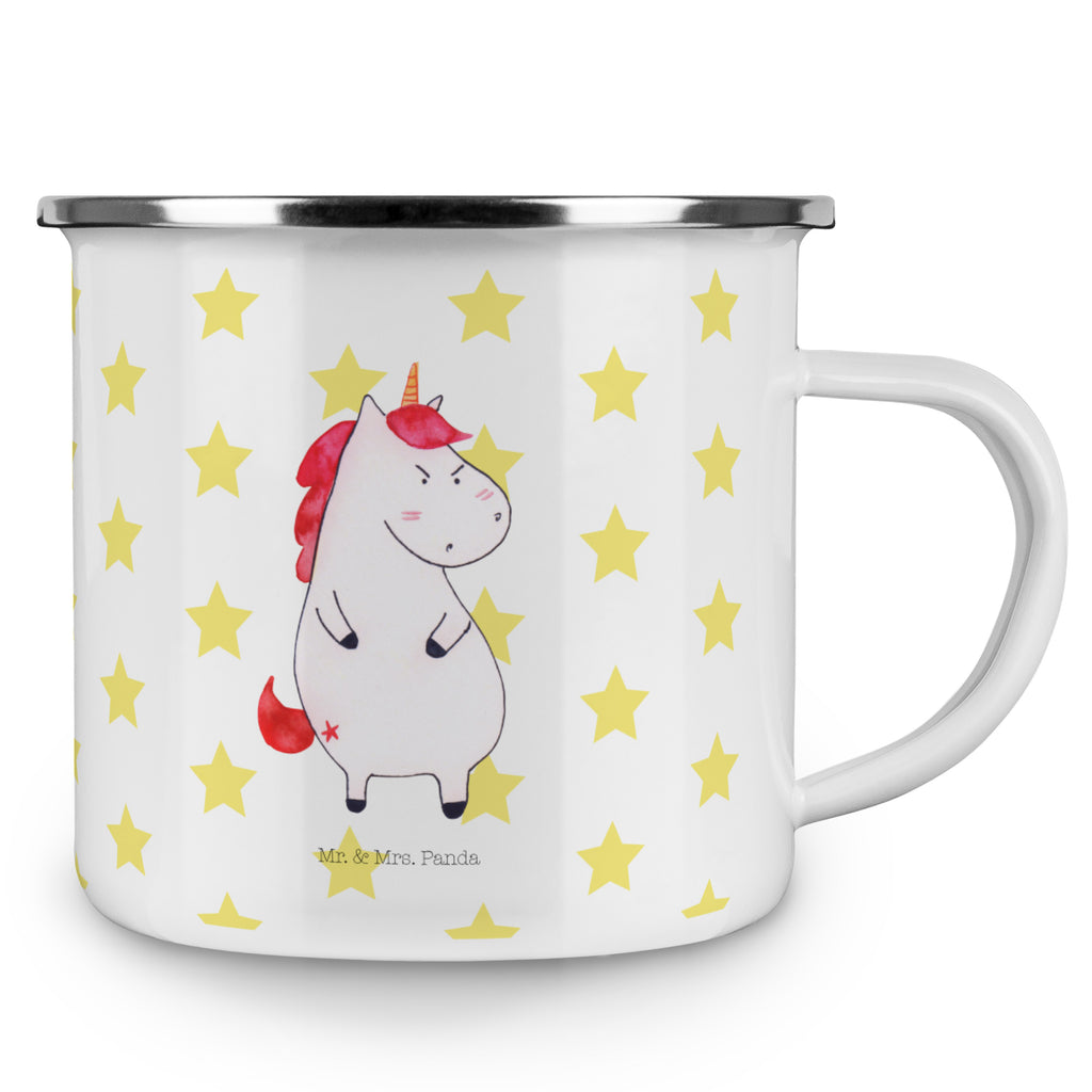 Camping Emaille Tasse Einhorn wütend Campingtasse, Trinkbecher, Metalltasse, Outdoor Tasse, Emaille Trinkbecher, Blechtasse Outdoor, Emaille Campingbecher, Edelstahl Trinkbecher, Metalltasse für Camping, Kaffee Blechtasse, Camping Tasse Metall, Einhorn, Einhörner, Einhorn Deko, Pegasus, Unicorn, Realität, Ansage, lustlos, nein, Büro, Arbeit, wütend, dumme Fragen, lustig, Spaß, Geschenk