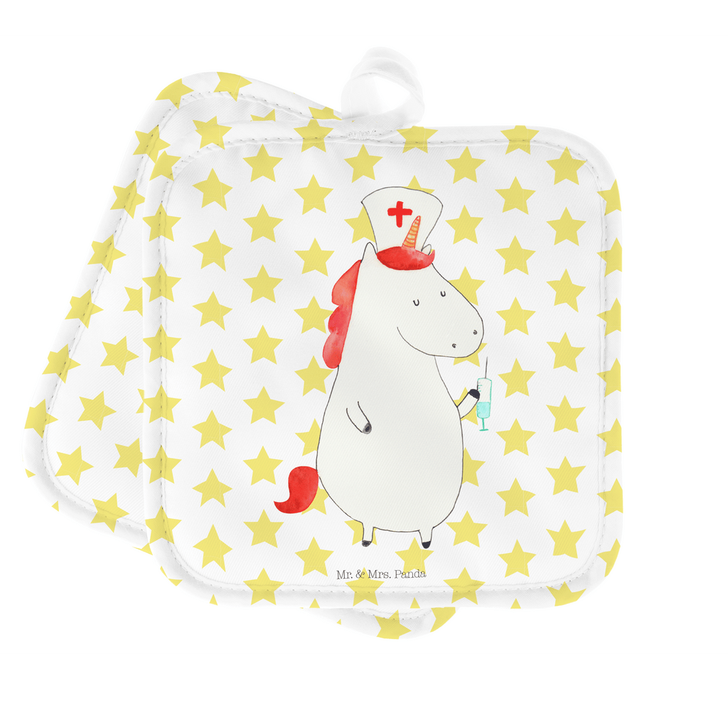 2er Set Topflappen  Einhorn Krankenschwester Topflappen, Topfuntersetzer, Ofenhandschuh, Topflappen Set, Topflappen lustig, Topflappen mit Spruch, Einhorn, Einhörner, Einhorn Deko, Pegasus, Unicorn, Krankenschwester Geschenk, Krankenpfleger Geschenk, Krankenpflegerin, Krankenschwester Dankeschön, Krankenhaus, Ärztin Geschenk