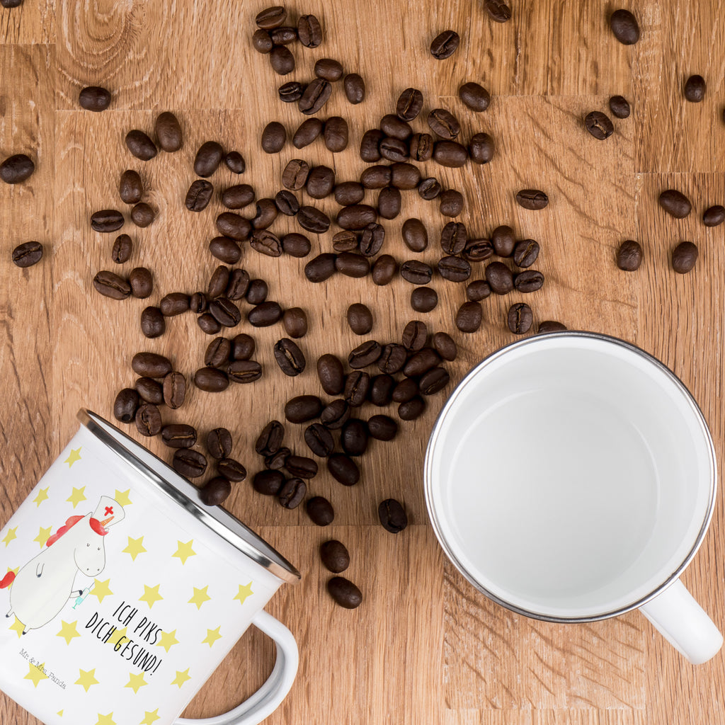 Camping Emaille Tasse Einhorn Krankenschwester Campingtasse, Trinkbecher, Metalltasse, Outdoor Tasse, Emaille Trinkbecher, Blechtasse Outdoor, Emaille Campingbecher, Edelstahl Trinkbecher, Metalltasse für Camping, Kaffee Blechtasse, Camping Tasse Metall, Einhorn, Einhörner, Einhorn Deko, Pegasus, Unicorn, Krankenschwester Geschenk, Krankenpfleger Geschenk, Krankenpflegerin, Krankenschwester Dankeschön, Krankenhaus, Ärztin Geschenk