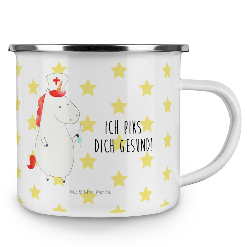 Camping Emaille Tasse Einhorn Krankenschwester Campingtasse, Trinkbecher, Metalltasse, Outdoor Tasse, Emaille Trinkbecher, Blechtasse Outdoor, Emaille Campingbecher, Edelstahl Trinkbecher, Metalltasse für Camping, Kaffee Blechtasse, Camping Tasse Metall, Einhorn, Einhörner, Einhorn Deko, Pegasus, Unicorn, Krankenschwester Geschenk, Krankenpfleger Geschenk, Krankenpflegerin, Krankenschwester Dankeschön, Krankenhaus, Ärztin Geschenk