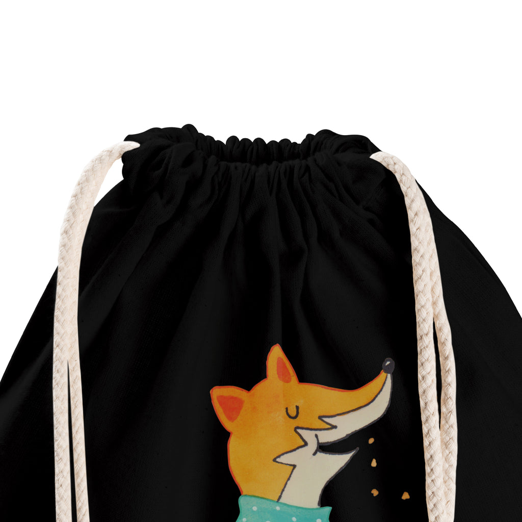Sportbeutel Fuchs Keks Turnbeutel, Beutel, Sporttasche, Tasche, Stoffbeutel, Fuchs, Füchse, Backen Spruch, Kekse, Winter, Weihnachtszeit, Plätzchen, Liebe, Küche Deko