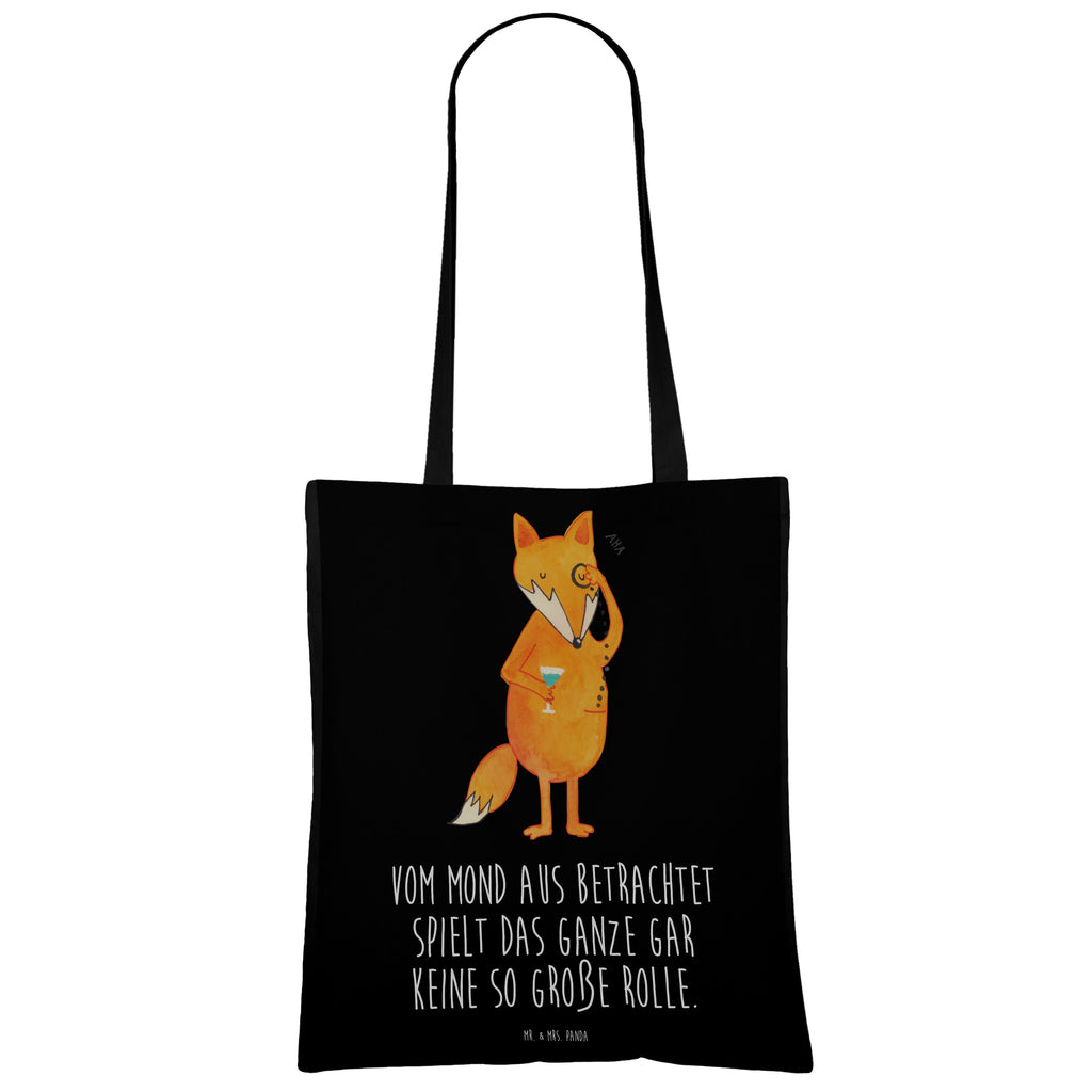 Tragetasche Fuchs Lord Beuteltasche, Beutel, Einkaufstasche, Jutebeutel, Stoffbeutel, Fuchs, Füchse, tröstende Worte, Spruch lustig, Liebeskummer Geschenk, Motivation Spruch, Problemlösung