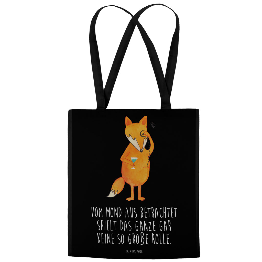 Tragetasche Fuchs Lord Beuteltasche, Beutel, Einkaufstasche, Jutebeutel, Stoffbeutel, Fuchs, Füchse, tröstende Worte, Spruch lustig, Liebeskummer Geschenk, Motivation Spruch, Problemlösung