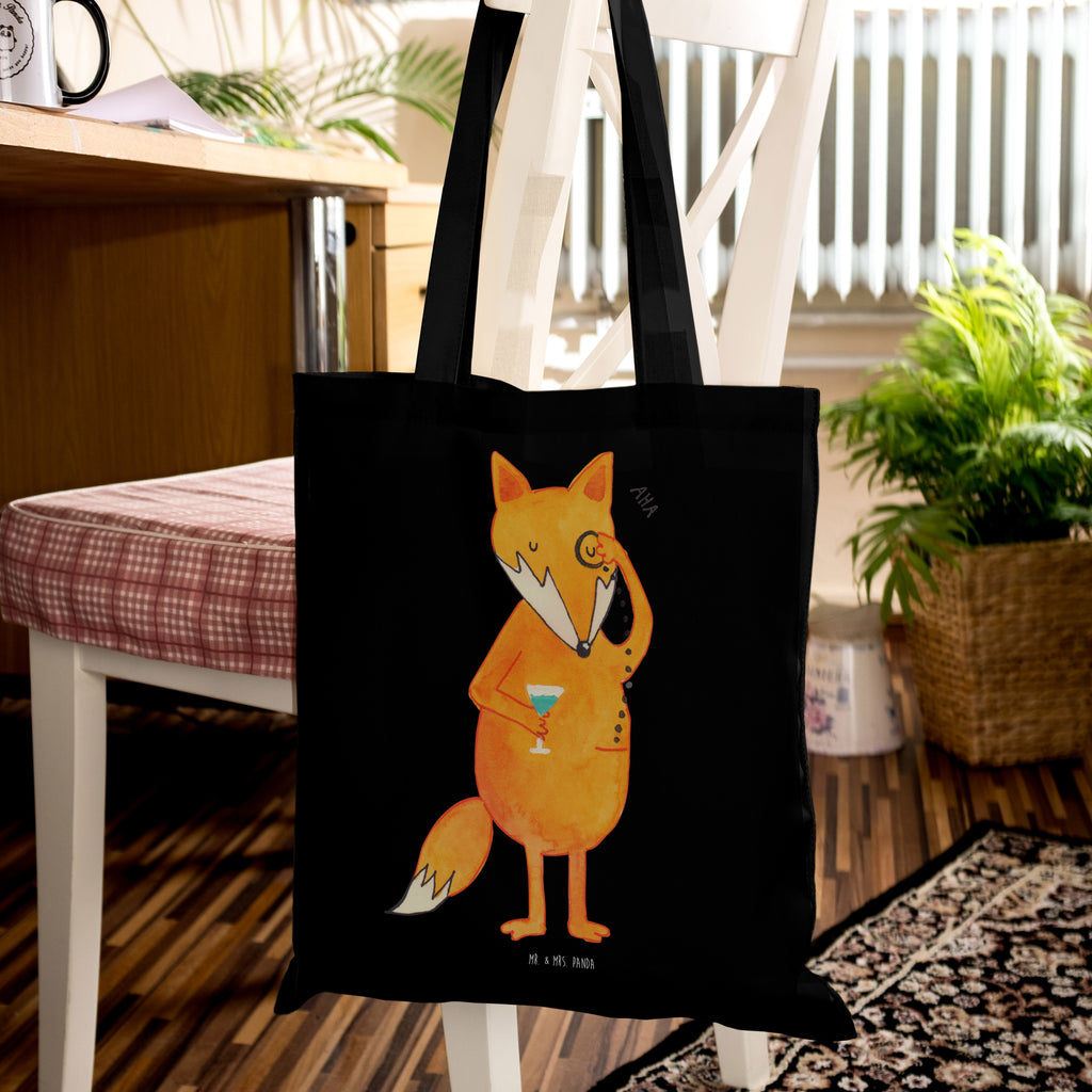Tragetasche Fuchs Lord Beuteltasche, Beutel, Einkaufstasche, Jutebeutel, Stoffbeutel, Fuchs, Füchse, tröstende Worte, Spruch lustig, Liebeskummer Geschenk, Motivation Spruch, Problemlösung