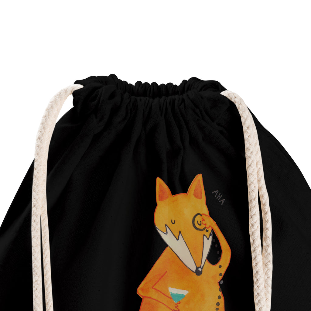 Sportbeutel Fuchs Lord Turnbeutel, Beutel, Sporttasche, Tasche, Stoffbeutel, Fuchs, Füchse, tröstende Worte, Spruch lustig, Liebeskummer Geschenk, Motivation Spruch, Problemlösung