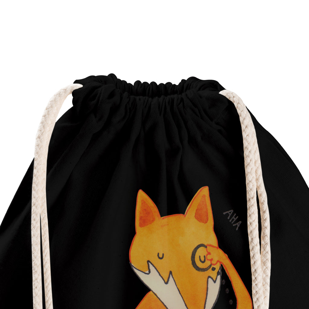 Sportbeutel Fuchs Lord Turnbeutel, Beutel, Sporttasche, Tasche, Stoffbeutel, Fuchs, Füchse, tröstende Worte, Spruch lustig, Liebeskummer Geschenk, Motivation Spruch, Problemlösung