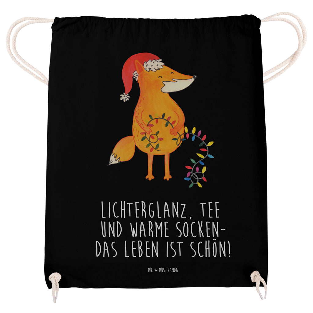Sportbeutel Fuchs Weihnachten Turnbeutel, Beutel, Sporttasche, Tasche, Stoffbeutel, Winter, Weihnachten, Weihnachtsdeko, Nikolaus, Advent, Heiligabend, Wintermotiv, Fuchs, Füchse, Spruch schön, Geschenk Weihnachten, Weihnachtsmann, Weihnachtszeit