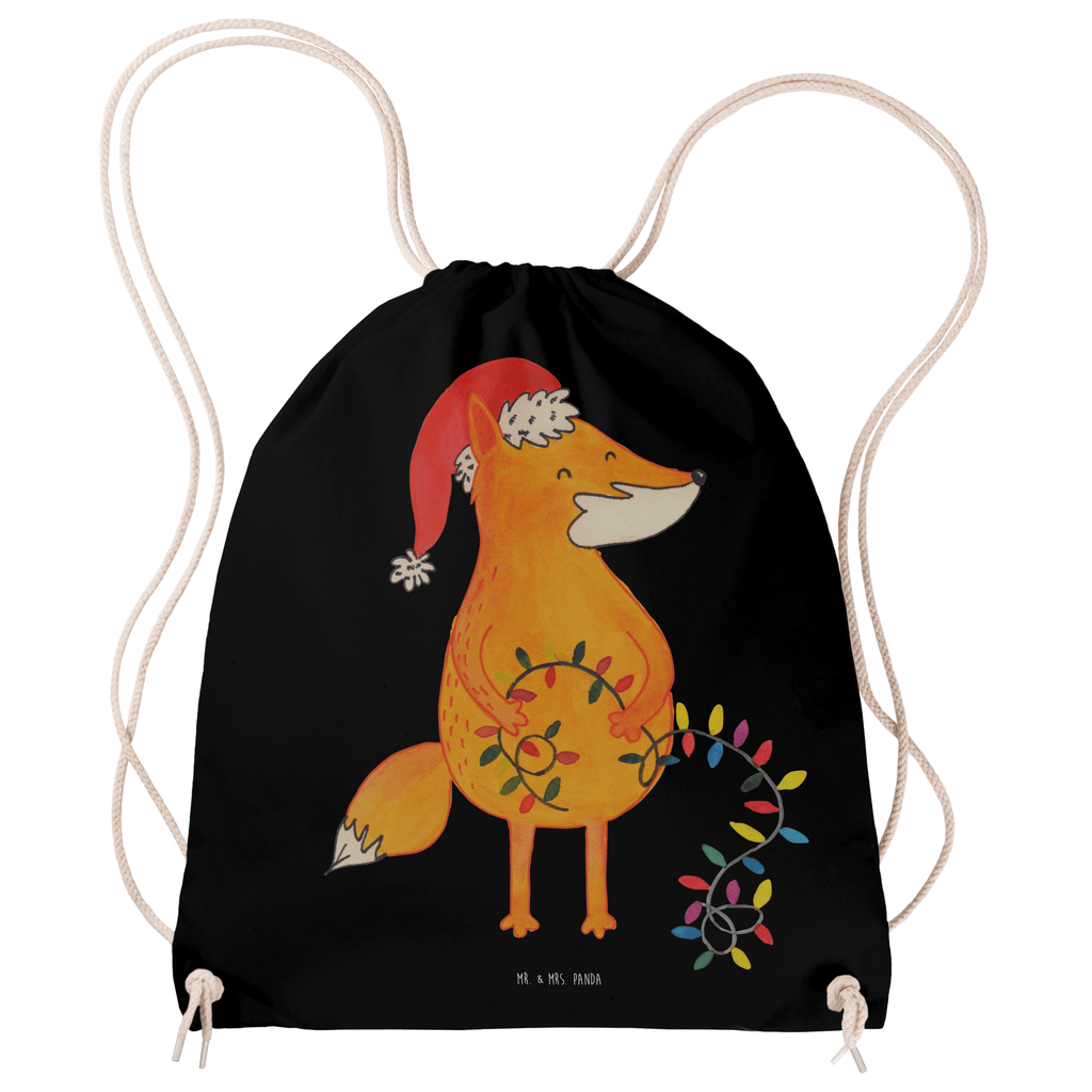 Sportbeutel Fuchs Weihnachten Turnbeutel, Beutel, Sporttasche, Tasche, Stoffbeutel, Winter, Weihnachten, Weihnachtsdeko, Nikolaus, Advent, Heiligabend, Wintermotiv, Fuchs, Füchse, Spruch schön, Geschenk Weihnachten, Weihnachtsmann, Weihnachtszeit