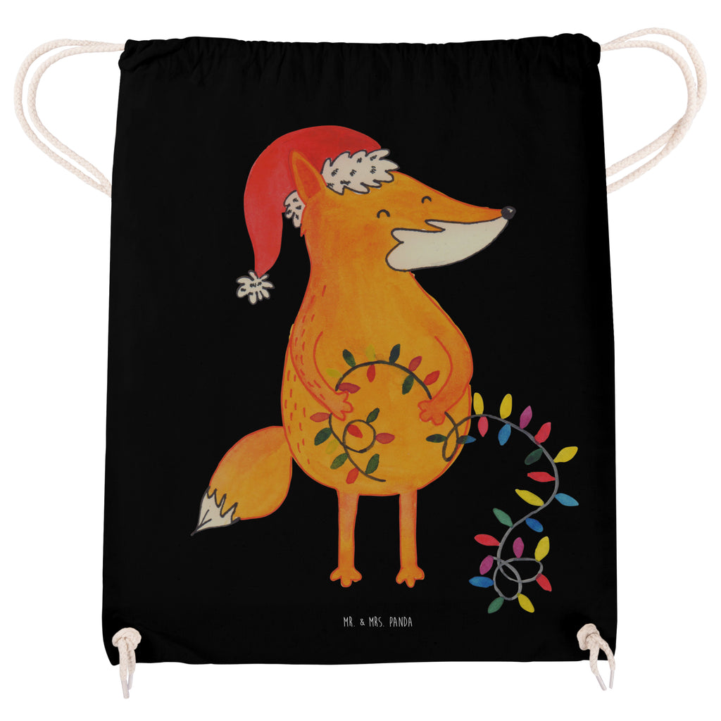 Sportbeutel Fuchs Weihnachten Turnbeutel, Beutel, Sporttasche, Tasche, Stoffbeutel, Winter, Weihnachten, Weihnachtsdeko, Nikolaus, Advent, Heiligabend, Wintermotiv, Fuchs, Füchse, Spruch schön, Geschenk Weihnachten, Weihnachtsmann, Weihnachtszeit