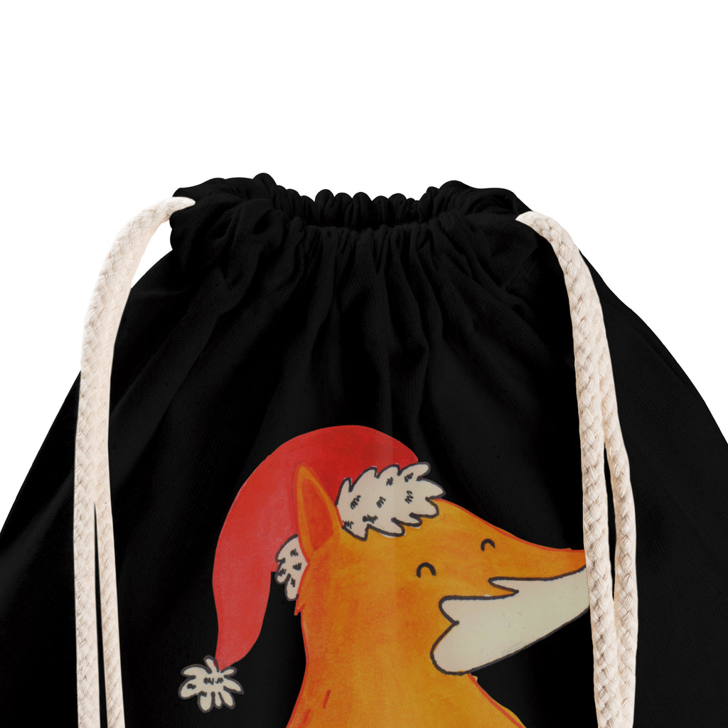 Sportbeutel Fuchs Weihnachten Turnbeutel, Beutel, Sporttasche, Tasche, Stoffbeutel, Winter, Weihnachten, Weihnachtsdeko, Nikolaus, Advent, Heiligabend, Wintermotiv, Fuchs, Füchse, Spruch schön, Geschenk Weihnachten, Weihnachtsmann, Weihnachtszeit