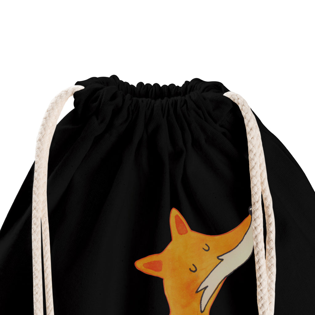 Sportbeutel Fuchs Ballerina Turnbeutel, Beutel, Sporttasche, Tasche, Stoffbeutel, Fuchs, Fuchs Spruch, Füchse, Füchsin, Ballerina, Ballett, Tänzerin, Tanzen, Party, Einladung, Geburtstag