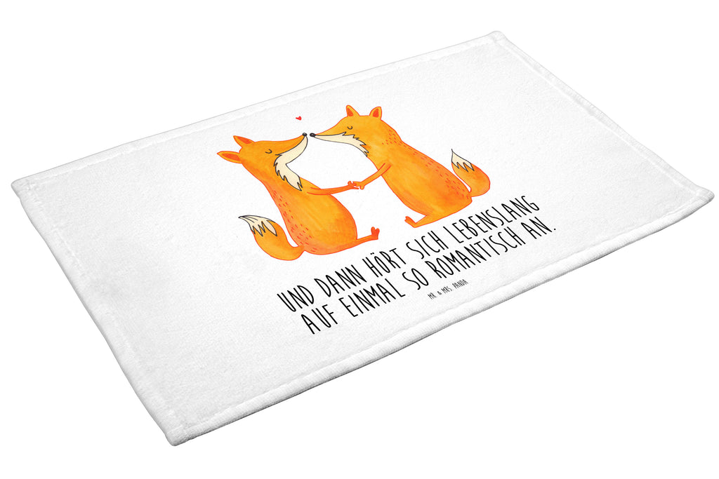 Gäste Handtuch Füchse Liebe Gästetuch, Reisehandtuch, Sport Handtuch, Frottier, Kinder Handtuch, Fuchs, Füchse, Fox, Liebe, Liebespaar, Paar, Partner, Freundin, Freund, Ehe, Verlobte, Ehemann, Ehefrau, Liebesbeweis