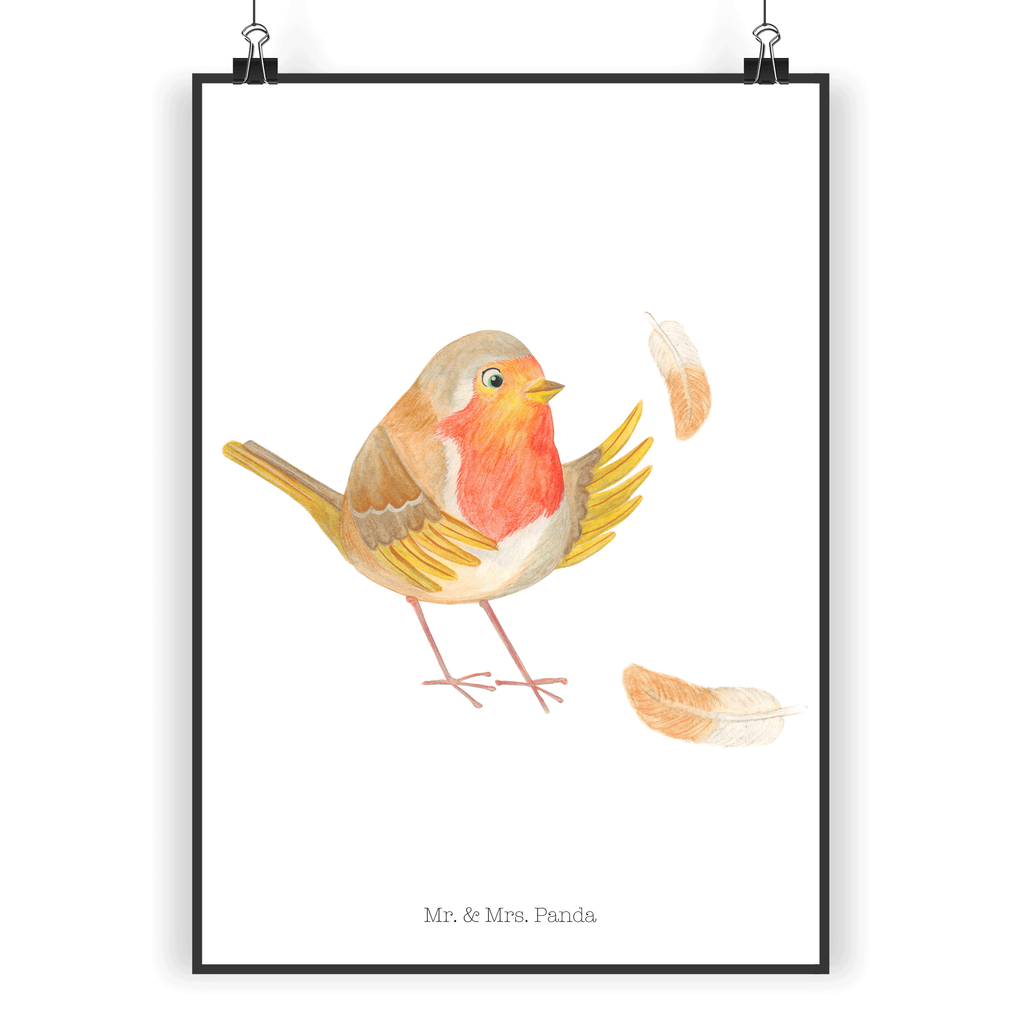 Poster Rotkehlchen mit Federn Poster, Wandposter, Bild, Wanddeko, Küchenposter, Kinderposter, Wanddeko Bild, Raumdekoration, Wanddekoration, Handgemaltes Poster, Mr. & Mrs. Panda Poster, Designposter, Kunstdruck, Posterdruck, Tiermotive, Gute Laune, lustige Sprüche, Tiere, What if i fall, Rotkehlchen, Spruch Motivation, Spruch Mut, Vogel, Motivation Sprüche, Motivationsbilder, fliegen