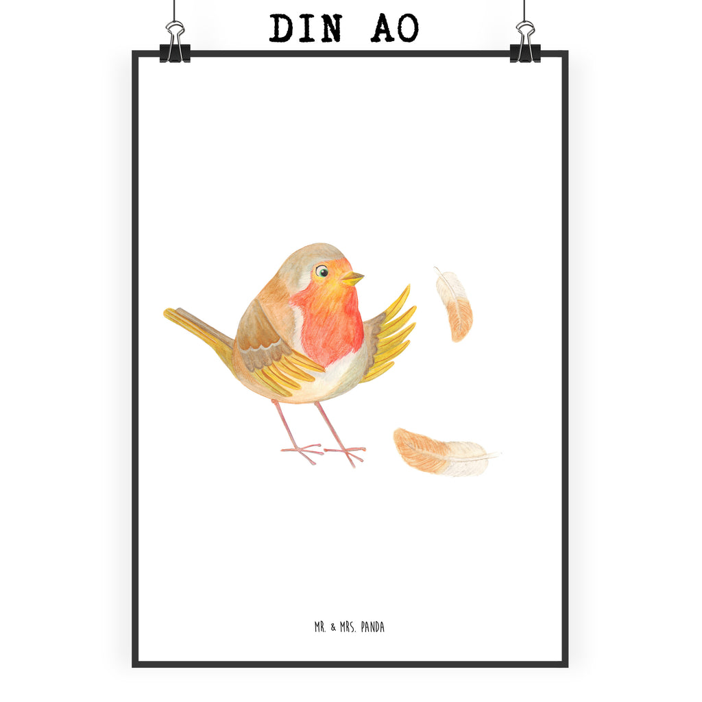 Poster Rotkehlchen mit Federn Poster, Wandposter, Bild, Wanddeko, Küchenposter, Kinderposter, Wanddeko Bild, Raumdekoration, Wanddekoration, Handgemaltes Poster, Mr. & Mrs. Panda Poster, Designposter, Kunstdruck, Posterdruck, Tiermotive, Gute Laune, lustige Sprüche, Tiere, What if i fall, Rotkehlchen, Spruch Motivation, Spruch Mut, Vogel, Motivation Sprüche, Motivationsbilder, fliegen