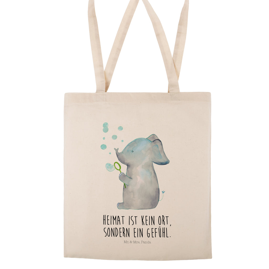 Tragetasche Elefant Seifenblasen Beuteltasche, Beutel, Einkaufstasche, Jutebeutel, Stoffbeutel, Tiermotive, Gute Laune, lustige Sprüche, Tiere, Elefant, Elefanten, Dickhäter, Rüsseltier, Seifenblasen, Liebe, Heimat, Gefühl. Daheim, Liebesbeweis, Liebesspruch
