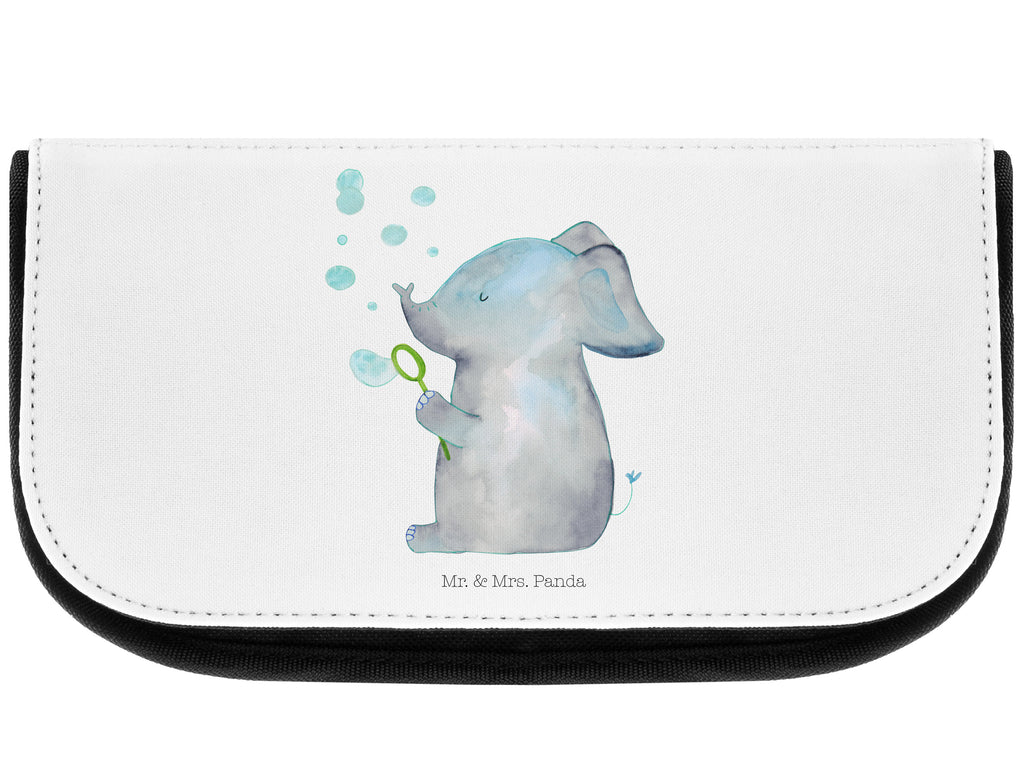 Kosmetiktasche Elefant Seifenblasen Kosmetikbeutel, Kulturtasche, Kulturbeutel, Schminktasche, Make-Up Tasche, Tiermotive, Gute Laune, lustige Sprüche, Tiere, Elefant, Elefanten, Dickhäter, Rüsseltier, Seifenblasen, Liebe, Heimat, Gefühl. Daheim, Liebesbeweis, Liebesspruch