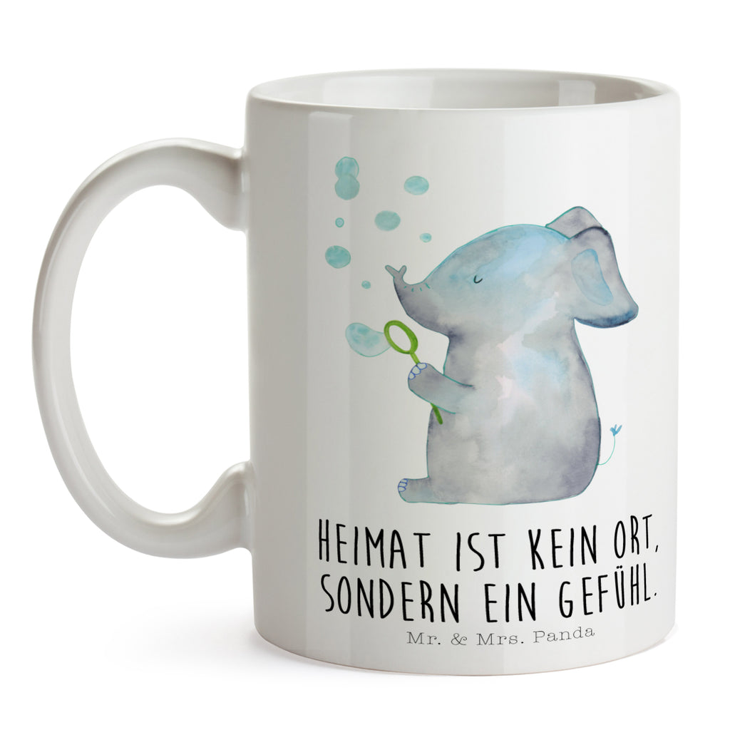 Tasse Elefant Seifenblasen Elefant, Elefanten, Dickhäter, Rüsseltier,Seifenblasen, Liebe, Heimat, Gefühl. Daheim, Liebesbeweis, Liebesspruch Becher, Kaffeetasse, Kaffeebecher, Tee, Frühstück, Büro  süße Tiermotive, gute Laune, lustige Sprüche, Tiere