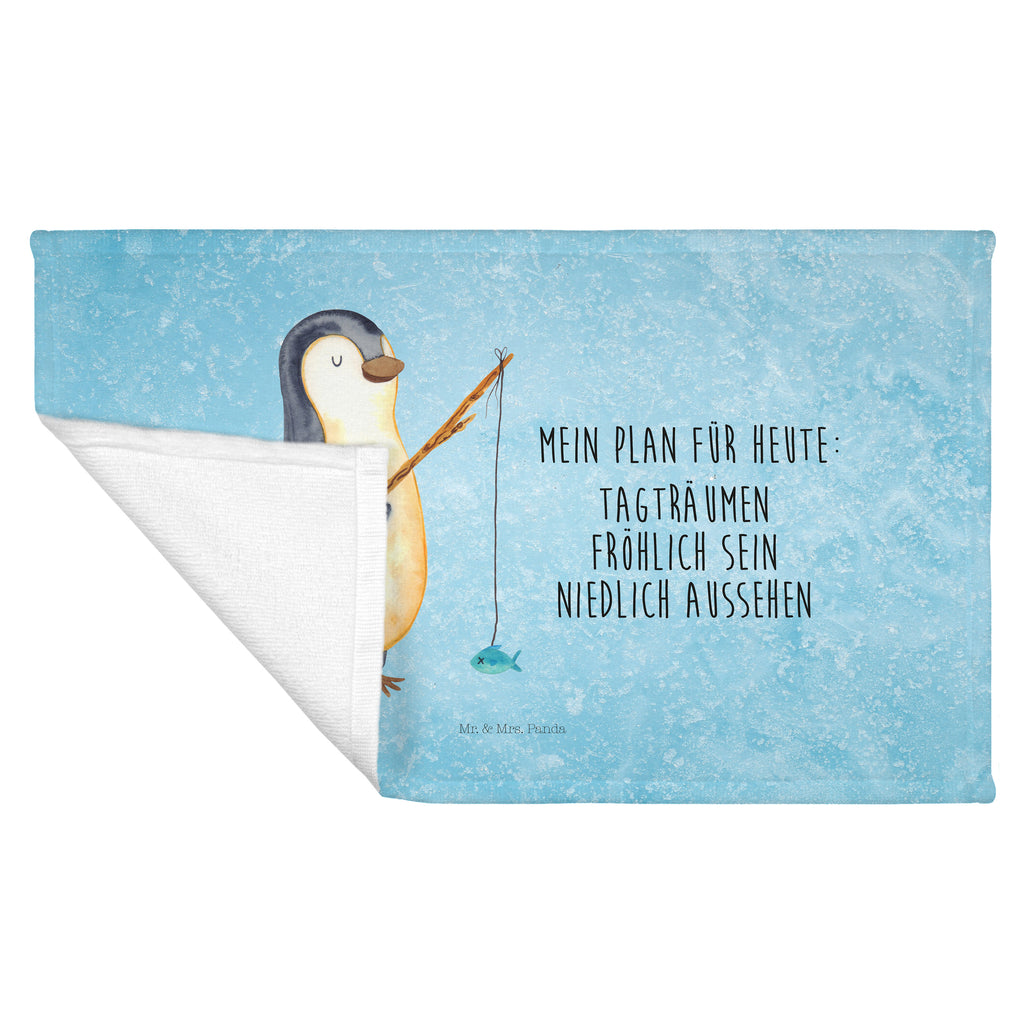 Gäste Handtuch Pinguin Angler Gästetuch, Reisehandtuch, Sport Handtuch, Frottier, Kinder Handtuch, Pinguin, Pinguine, Angeln, Angler, Tagträume, Hobby, Plan, Planer, Tagesplan, Neustart, Motivation, Geschenk, Freundinnen, Geschenkidee, Urlaub, Wochenende