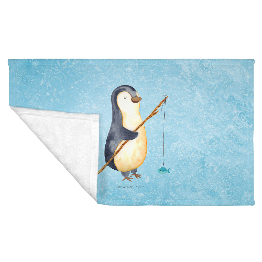 Gäste Handtuch Pinguin Angler Gästetuch, Reisehandtuch, Sport Handtuch, Frottier, Kinder Handtuch, Pinguin, Pinguine, Angeln, Angler, Tagträume, Hobby, Plan, Planer, Tagesplan, Neustart, Motivation, Geschenk, Freundinnen, Geschenkidee, Urlaub, Wochenende