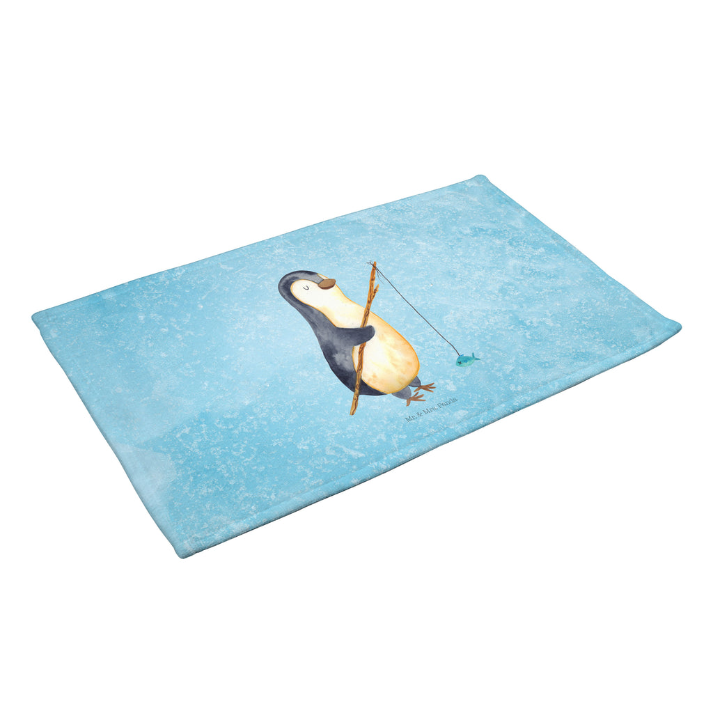 Gäste Handtuch Pinguin Angler Gästetuch, Reisehandtuch, Sport Handtuch, Frottier, Kinder Handtuch, Pinguin, Pinguine, Angeln, Angler, Tagträume, Hobby, Plan, Planer, Tagesplan, Neustart, Motivation, Geschenk, Freundinnen, Geschenkidee, Urlaub, Wochenende