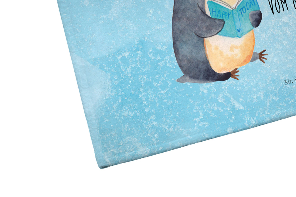 Gäste Handtuch Pinguin Buch Gästetuch, Reisehandtuch, Sport Handtuch, Frottier, Kinder Handtuch, Pinguin, Pinguine, Buch, Lesen, Bücherwurm, Nichtstun, Faulenzen, Ferien, Urlaub, Freizeit