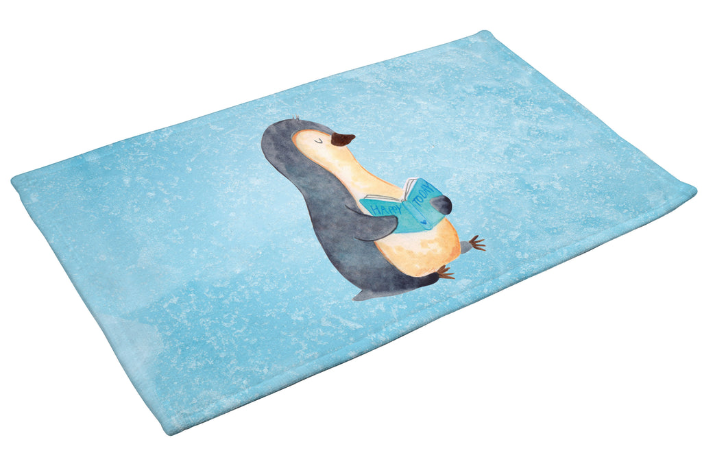 Gäste Handtuch Pinguin Buch Gästetuch, Reisehandtuch, Sport Handtuch, Frottier, Kinder Handtuch, Pinguin, Pinguine, Buch, Lesen, Bücherwurm, Nichtstun, Faulenzen, Ferien, Urlaub, Freizeit