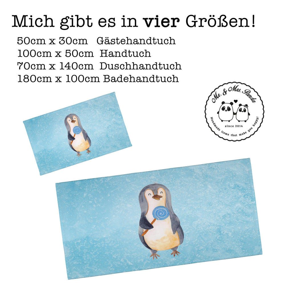 Gäste Handtuch Pinguin Lolli Gästetuch, Reisehandtuch, Sport Handtuch, Frottier, Kinder Handtuch, Pinguin, Pinguine, Lolli, Süßigkeiten, Blödsinn, Spruch, Rebell, Gauner, Ganove, Rabauke