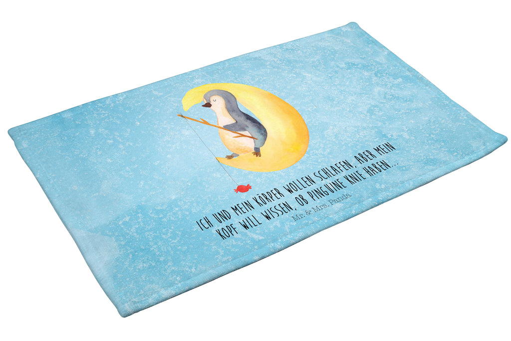 Gäste Handtuch Pinguin Mond Gästetuch, Reisehandtuch, Sport Handtuch, Frottier, Kinder Handtuch, Pinguin, Pinguine, Spruch, schlafen, Nachtruhe, Einschlafen, Schlafzimmer, Schlafstörungen, Gästezimmer