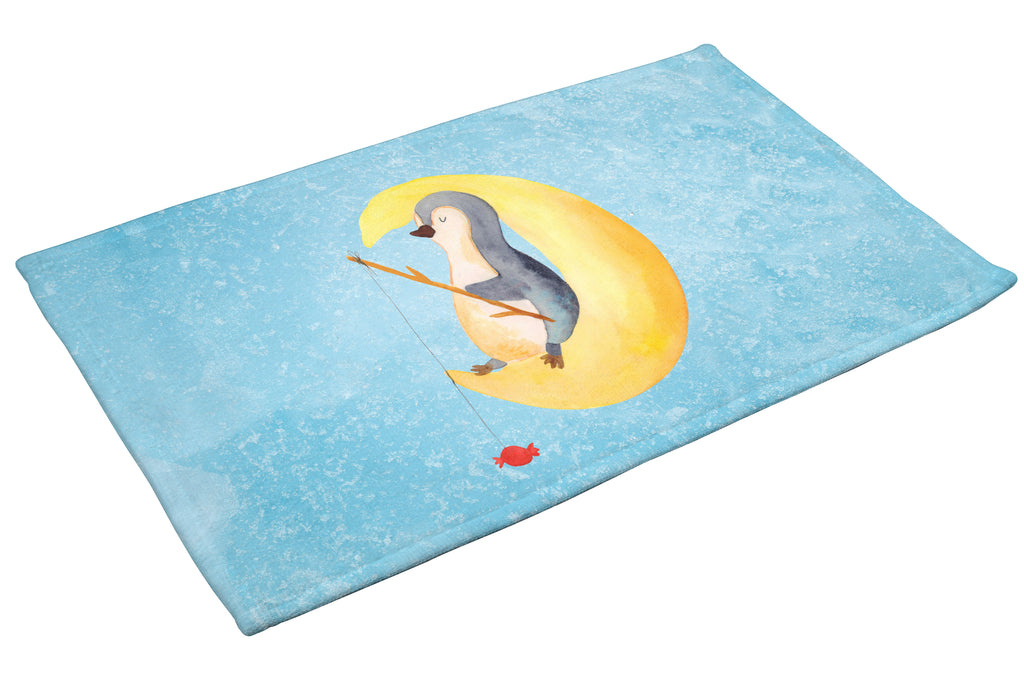 Gäste Handtuch Pinguin Mond Gästetuch, Reisehandtuch, Sport Handtuch, Frottier, Kinder Handtuch, Pinguin, Pinguine, Spruch, schlafen, Nachtruhe, Einschlafen, Schlafzimmer, Schlafstörungen, Gästezimmer
