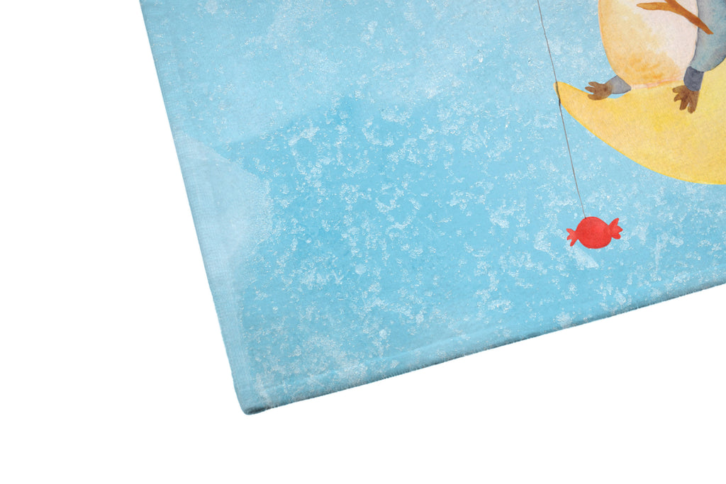 Gäste Handtuch Pinguin Mond Gästetuch, Reisehandtuch, Sport Handtuch, Frottier, Kinder Handtuch, Pinguin, Pinguine, Spruch, schlafen, Nachtruhe, Einschlafen, Schlafzimmer, Schlafstörungen, Gästezimmer