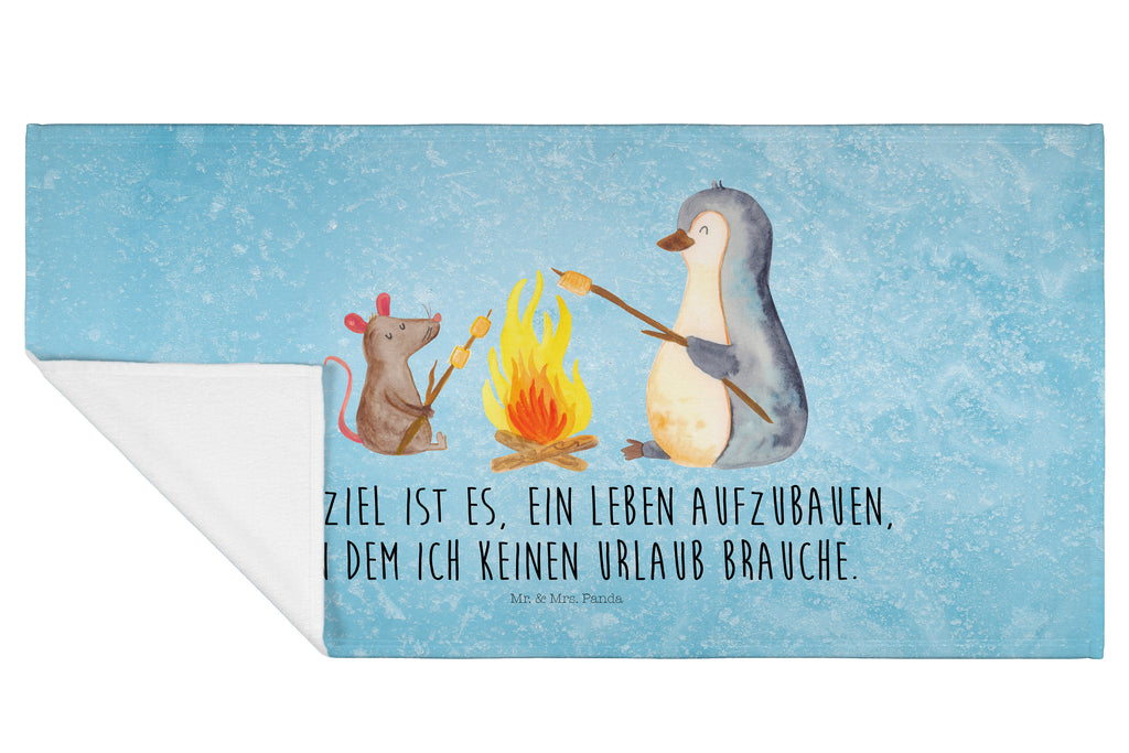 50 x 100 Handtuch Pinguin Lagerfeuer Handtuch, Badehandtuch, Badezimmer, Handtücher, groß, Kinder, Baby, Pinguin, Maus, Pinguine, Lagerfeuer, Leben, Arbeit, Job, Motivation, Büro, Büroalltag, Lebensspruch, Lebensmotivation, Neustart, Liebe, grillen, Feuer, Marshmallows