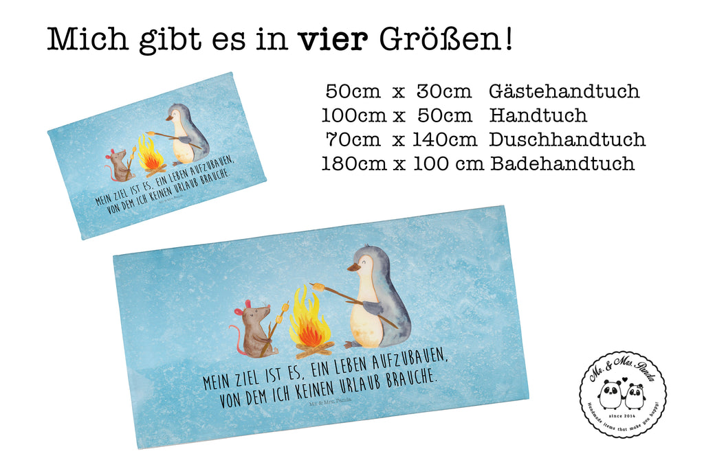 50 x 100 Handtuch Pinguin Lagerfeuer Handtuch, Badehandtuch, Badezimmer, Handtücher, groß, Kinder, Baby, Pinguin, Maus, Pinguine, Lagerfeuer, Leben, Arbeit, Job, Motivation, Büro, Büroalltag, Lebensspruch, Lebensmotivation, Neustart, Liebe, grillen, Feuer, Marshmallows