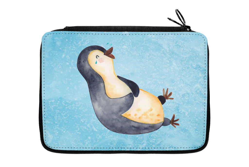 Federmappe Pinguin lachend Federmappe, Stiftetasche, Stifte Etui, Schule, Einschulung, Geschenk, Kind, Schüler, Schülerin, Stifterolle, Federmäppchen, Motiv, Grundschule, Federmäppchen bedruckt, Büro Stifte Etui, Bestückte Federmappe, Kinder Federmappe, Federmappe Einschulung, Pinguin, Pinguine, lustiger Spruch, Optimismus, Fröhlich, Lachen, Humor, Fröhlichkeit