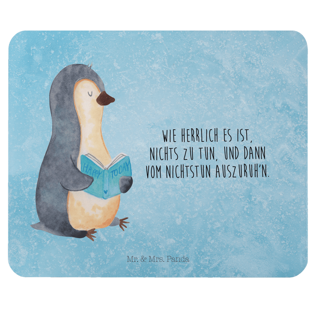 Mauspad Pinguin Buch Mousepad, Computer zubehör, Büroausstattung, PC Zubehör, Arbeitszimmer, Mauspad, Einzigartiges Mauspad, Designer Mauspad, Pinguin, Pinguine, Buch, Lesen, Bücherwurm, Nichtstun, Faulenzen, Ferien, Urlaub, Freizeit