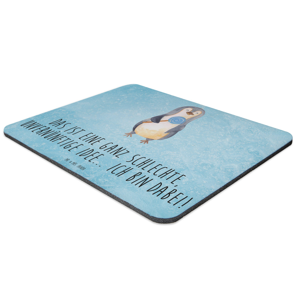 Mauspad Pinguin Lolli Mousepad, Computer zubehör, Büroausstattung, PC Zubehör, Arbeitszimmer, Mauspad, Einzigartiges Mauspad, Designer Mauspad, Pinguin, Pinguine, Lolli, Süßigkeiten, Blödsinn, Spruch, Rebell, Gauner, Ganove, Rabauke