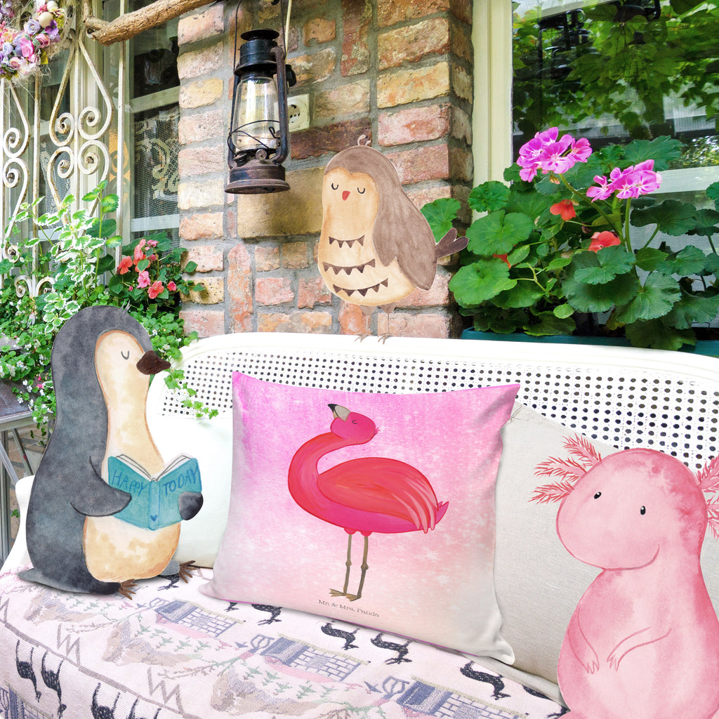 40x40 Kissen Flamingo stolz Kissenhülle, Kopfkissen, Sofakissen, Dekokissen, Motivkissen, Flamingo, stolz, Freude, Selbstliebe, Selbstakzeptanz, Freundin, beste Freundin, Tochter, Mama, Schwester